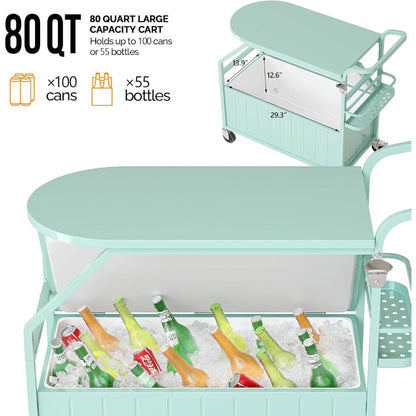 Patio Cooler with Table