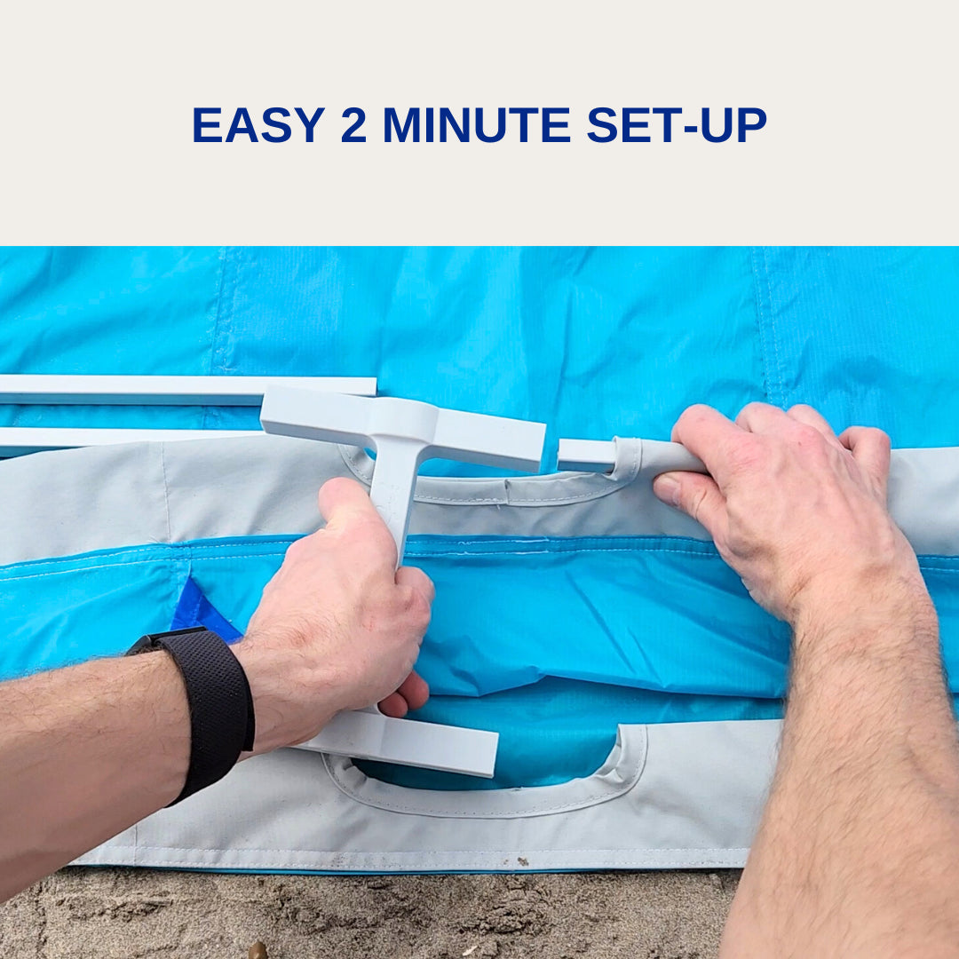 ShadeSock - Wind-Inflating, Silent Beach Shade
