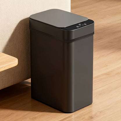 Black 2‑Pack Motion Sensor Smart Trash Can, 2.94 Gallon Touchless Lid Waste Bin for Bathroom Home