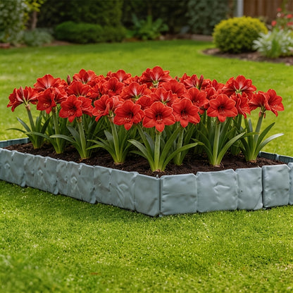 50Pcs Plastic Garden Landscape Boundary Fence, Easy Install Lawn Partition Fence for Outdoor Vegetable Garden Yard Decoration