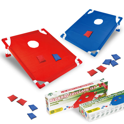 Cornhole Game Set with 2 Boards 6 Bean Bags & Carry Bag, Indoor Outdoor Yard Beach Game for Kids Adults Party Camping Gift