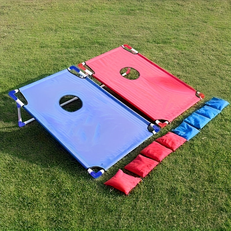 Cornhole Game Set with 2 Boards 6 Bean Bags & Carry Bag, Indoor Outdoor Yard Beach Game for Kids Adults Party Camping Gift
