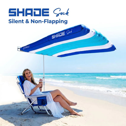 ShadeSock - Wind-Inflating, Silent Beach Shade