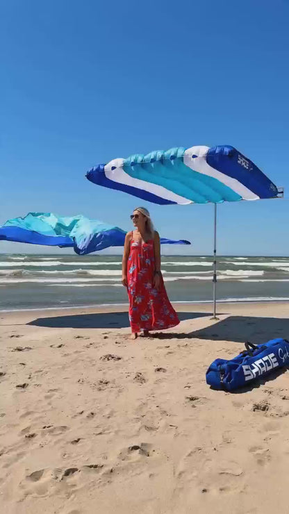 ShadeSock - Wind-Inflating, Silent Beach Shade